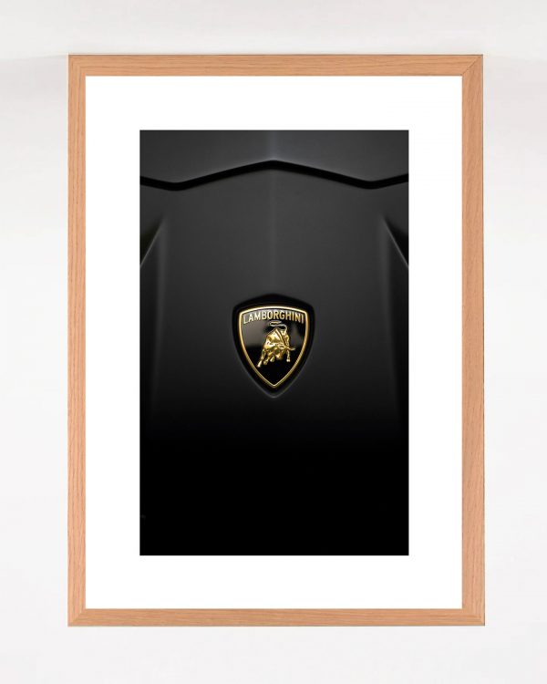 Lamborghini Badge Black - Image 3